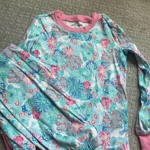 Two sets of Lilly Pulitzer for Pottery Barn Kids pajamas- size 8
